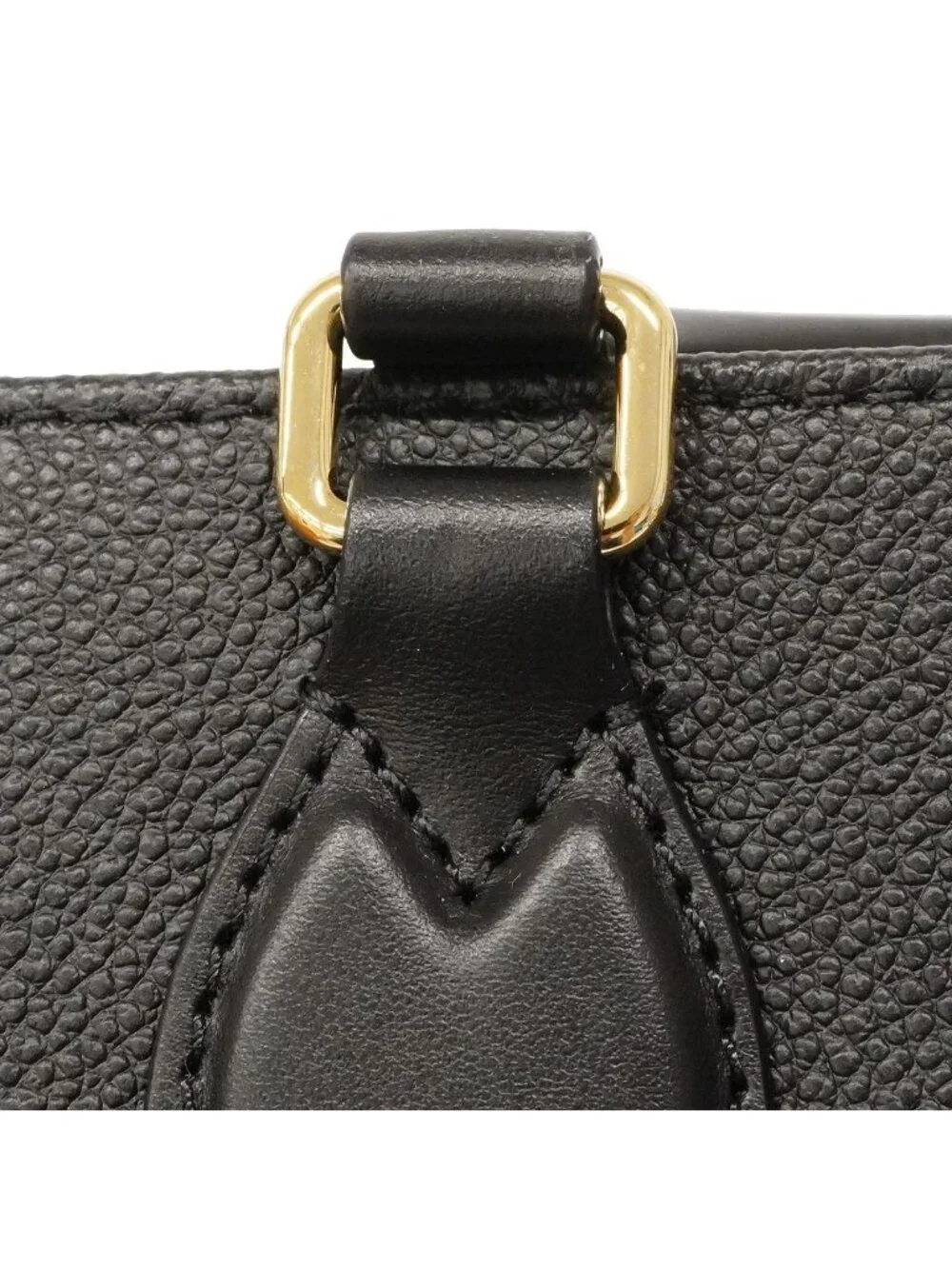 Louis Vuitton Handbag Monogram Empreinte On The Go PM Noir 2-Way